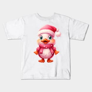 Christmas Duckling Kids T-Shirt